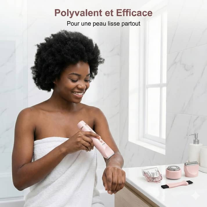 Rasoir Électrique 2-en-1 pour Zones Sensibles